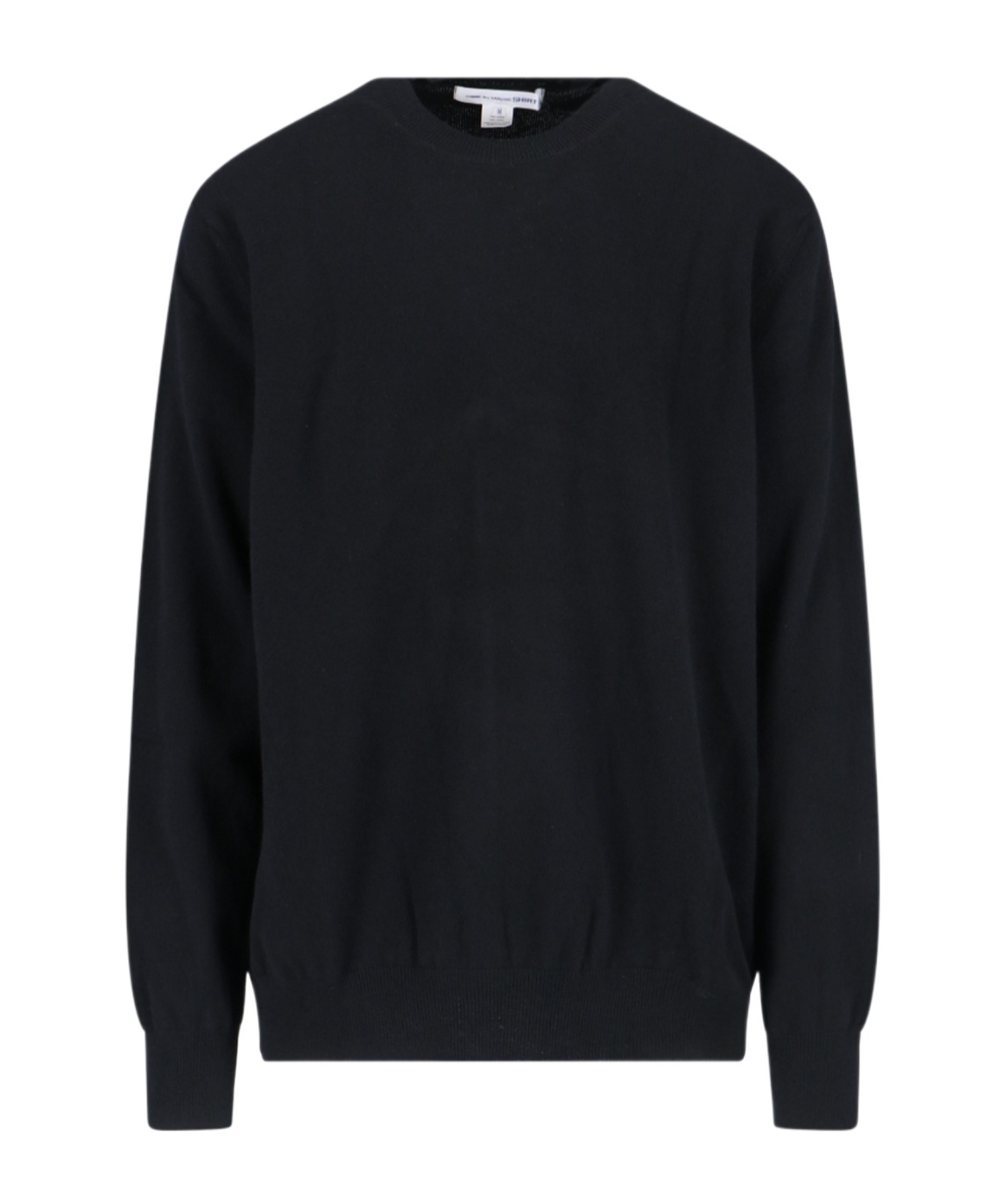 Comme Des Garçons Round Neck Sweater In Black