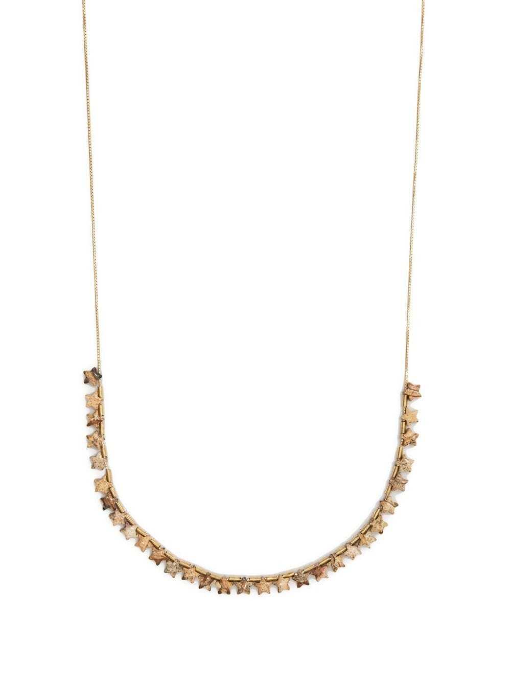 Bottega Veneta Star-bead Necklace In Green