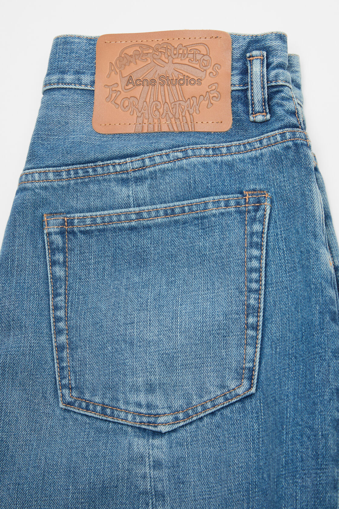 Acne Studios Multi-pocket Jeans In Blue