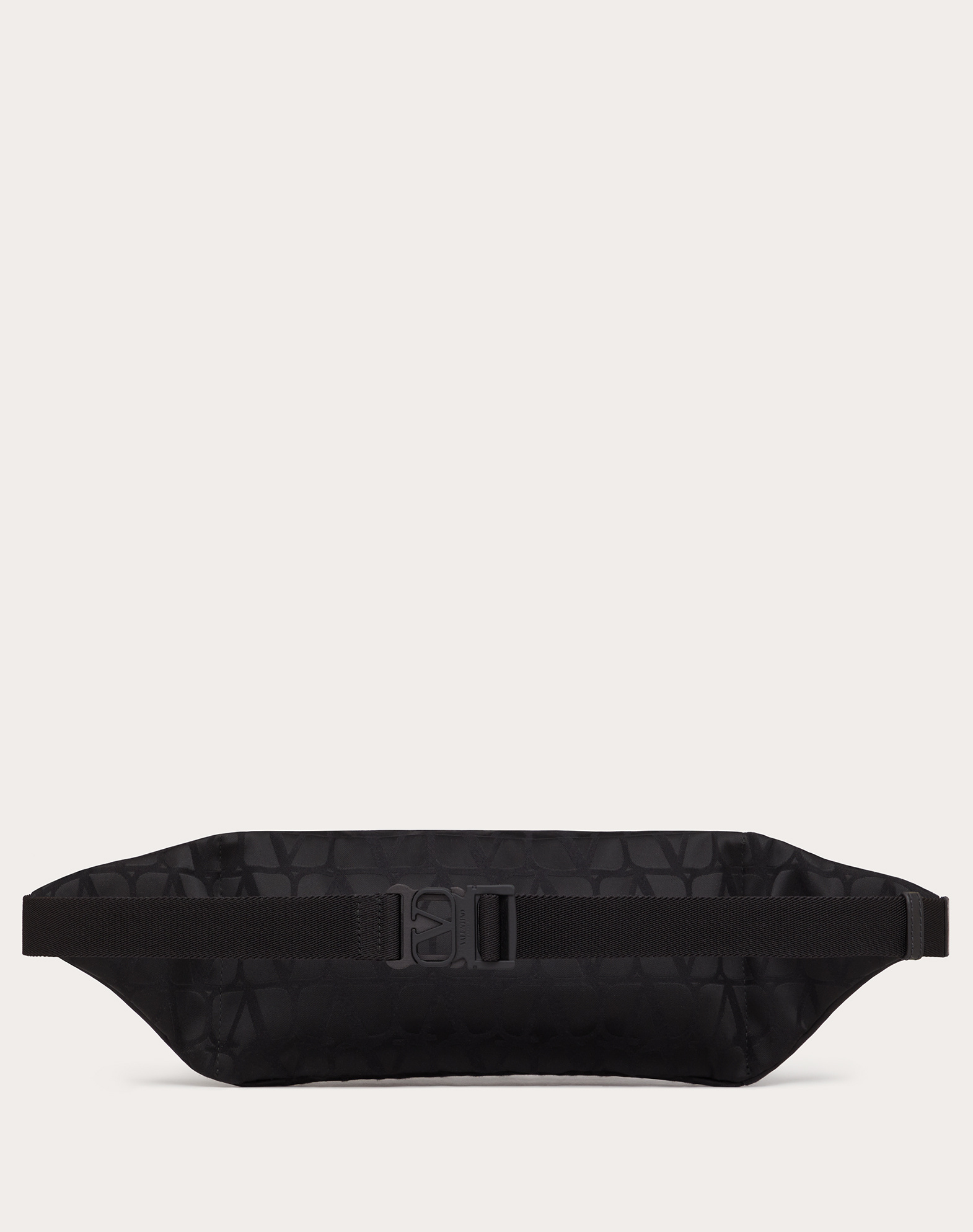 Valentino Monogram-pattern Belt Bag In Black