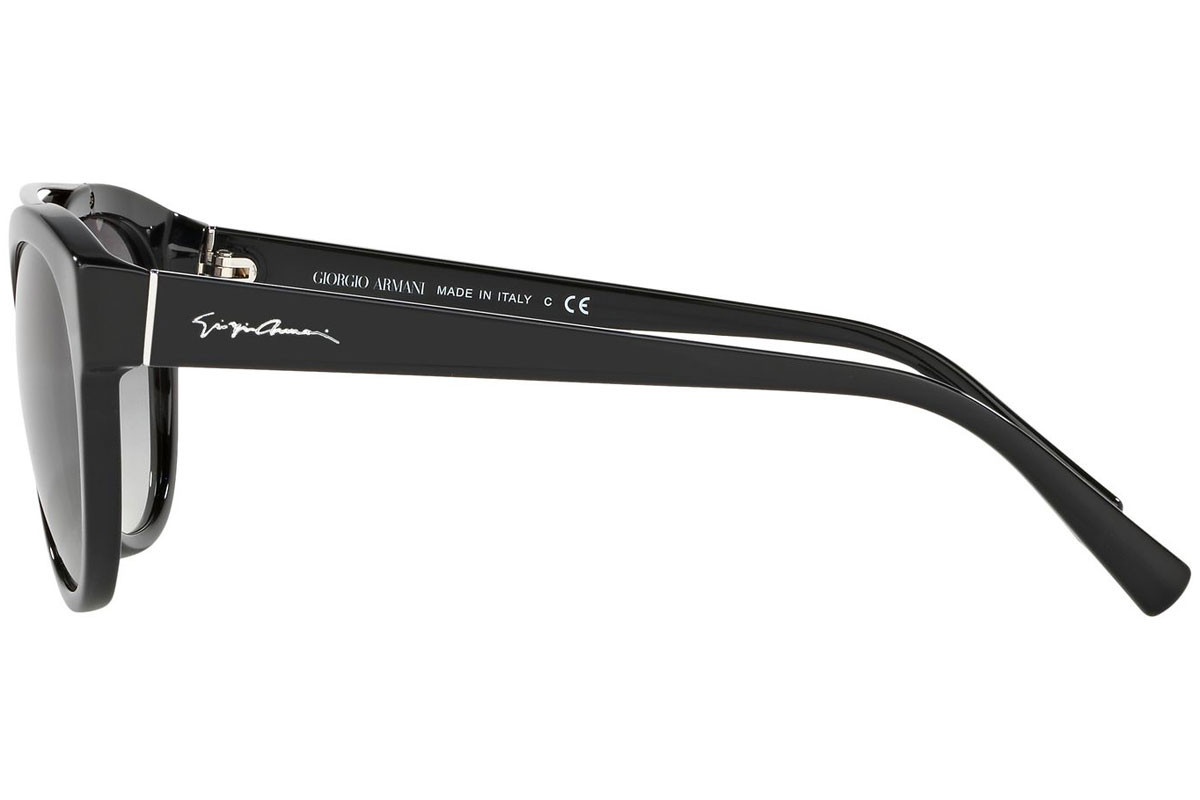 Giorgio Armani Logo Sunglasses In Gray