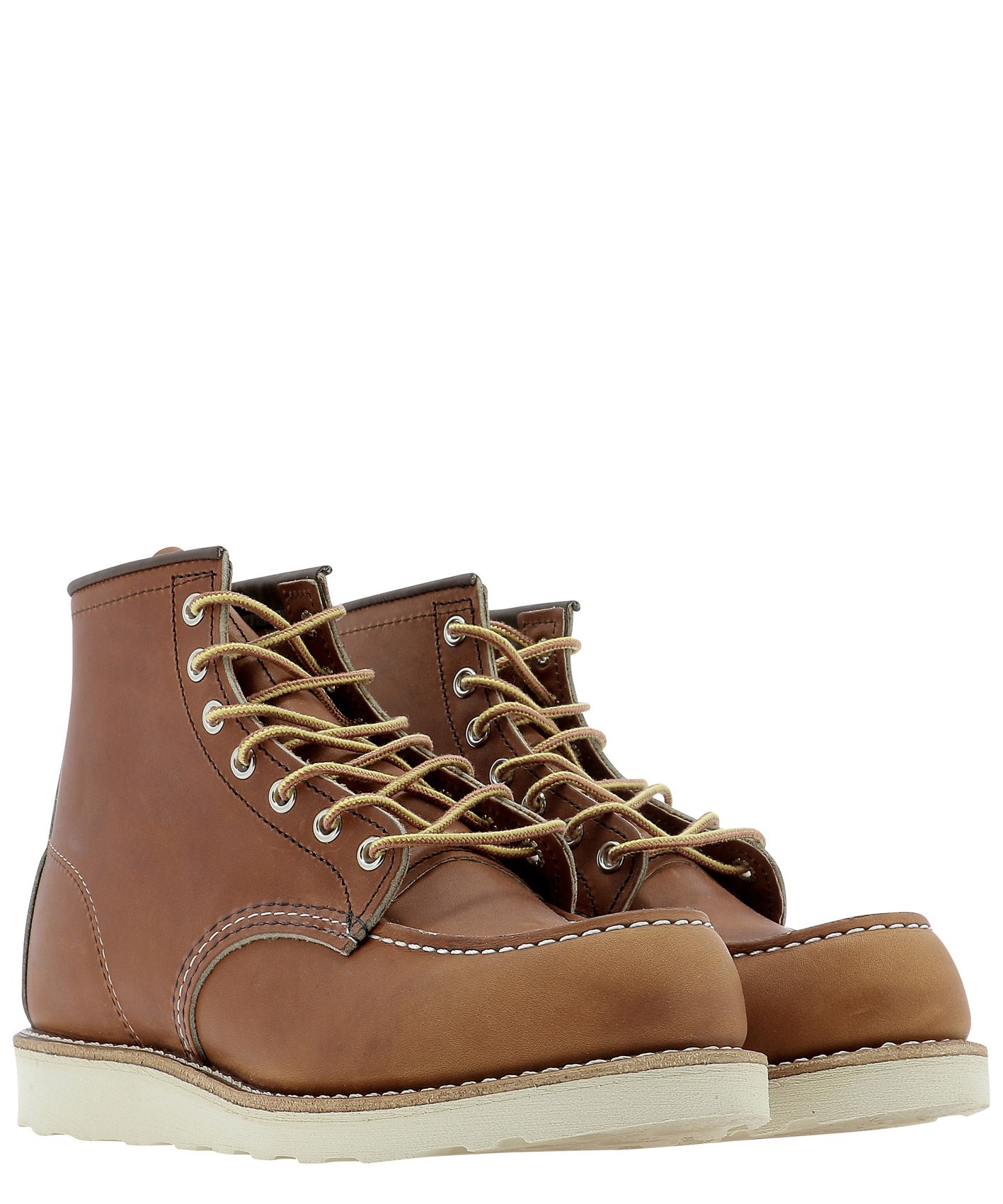 Red Wing Shoes Classic Moc Lace-up Boots In Brown