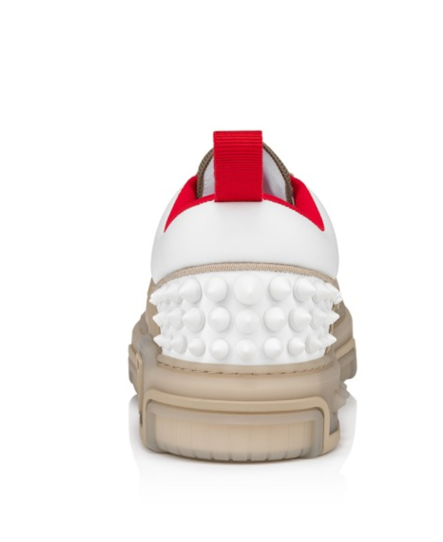 Christian Louboutin Men's Panelled Design Sneakers In Nude