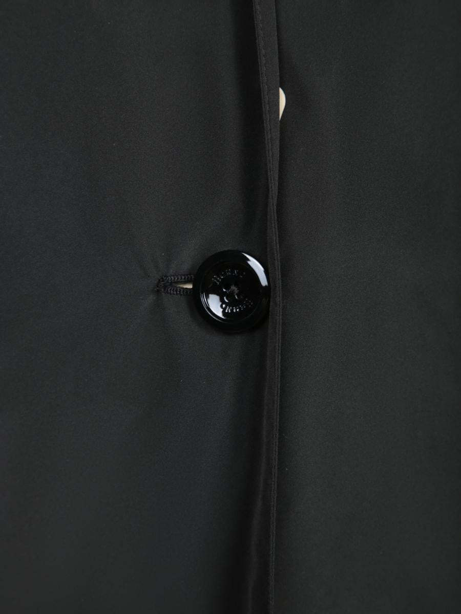 Herno Carrot Fit Black Taffeta Trousers With Adjustable Waistband In Black