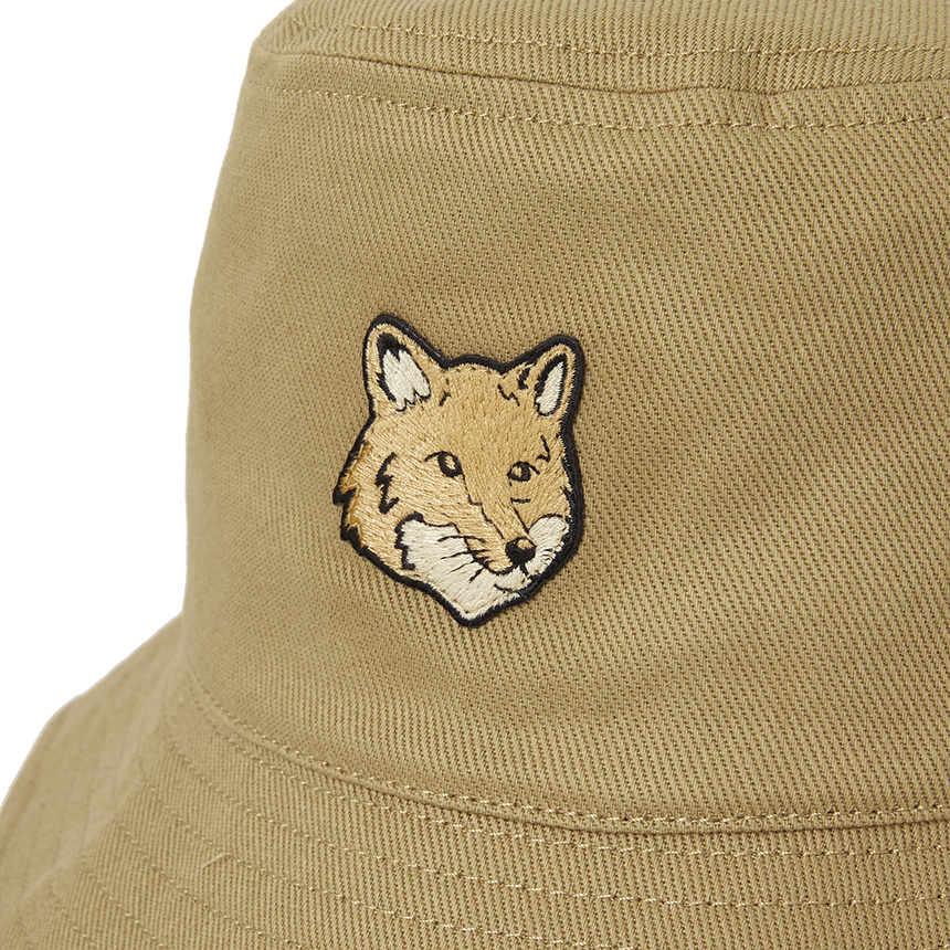 Maison Kitsuné Pattern Hat In Nude