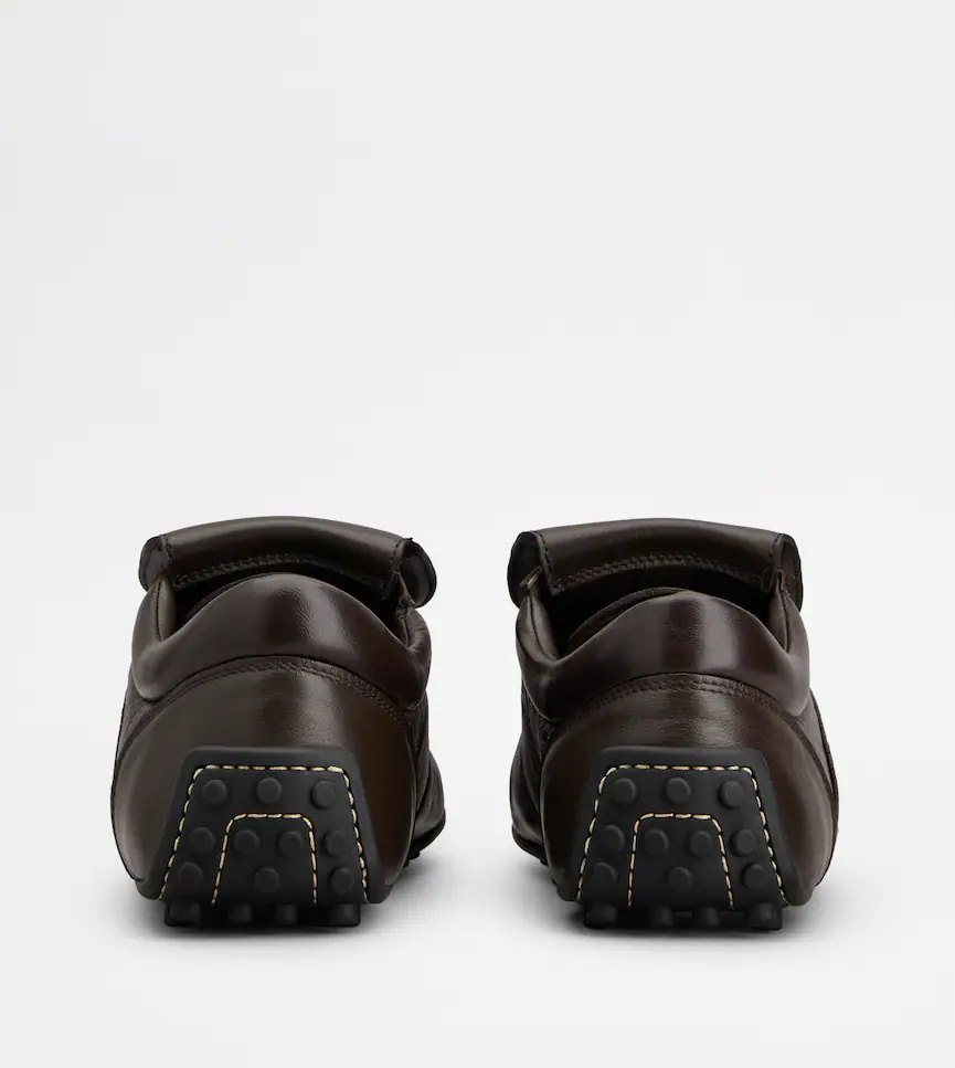 Tod's T-marathon Sneakers In Leather In Black