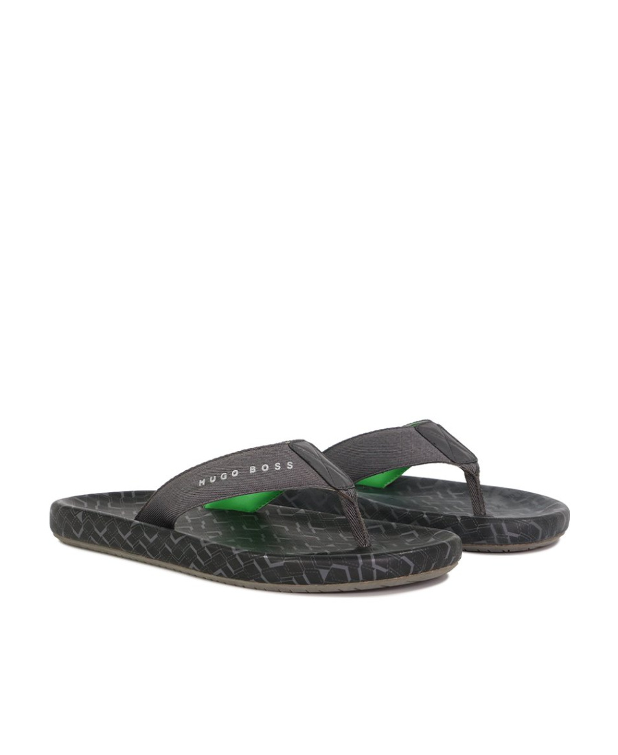 Hugo Boss Logo Details, Flip-flops. In Black