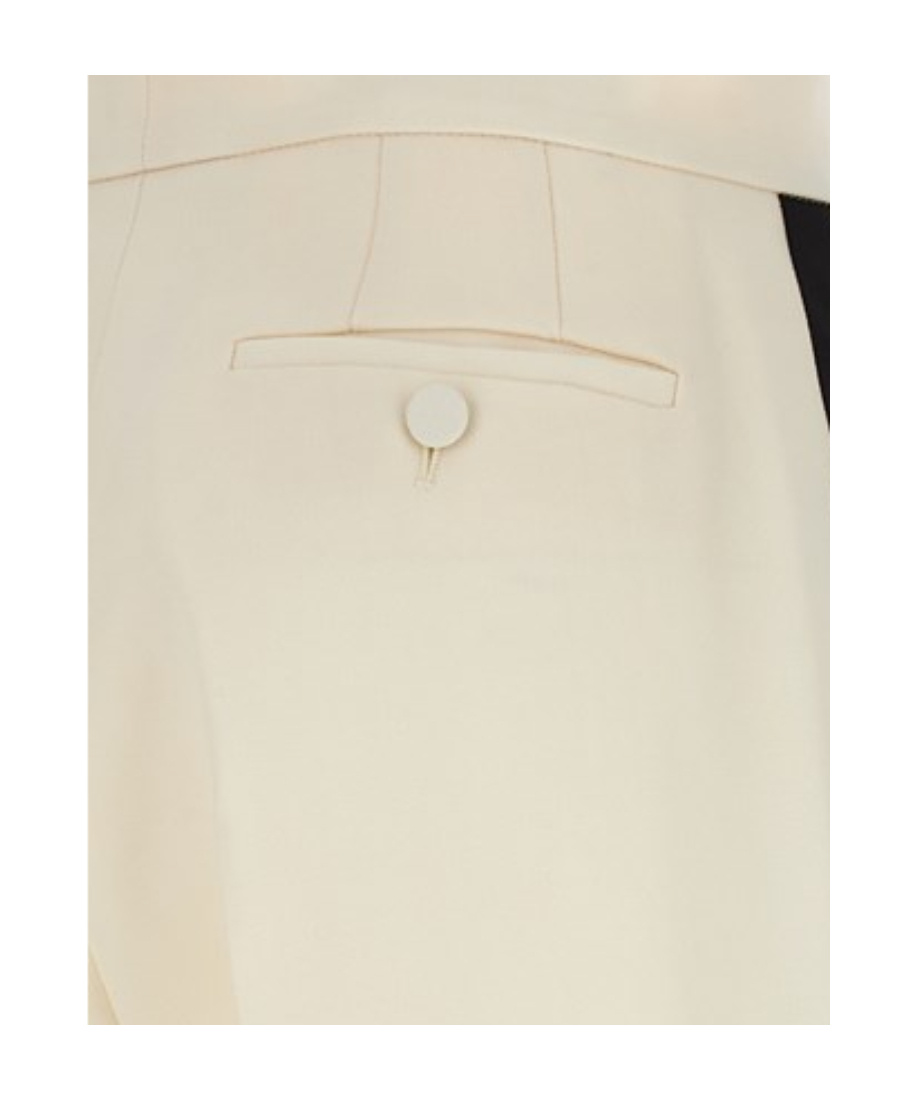 Gucci Trousers Featuring Side Stripe In Nude