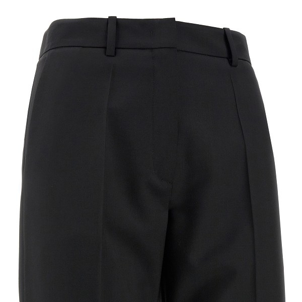 Valentino Hot Sewn Belt Tripping Casual Pants In Black