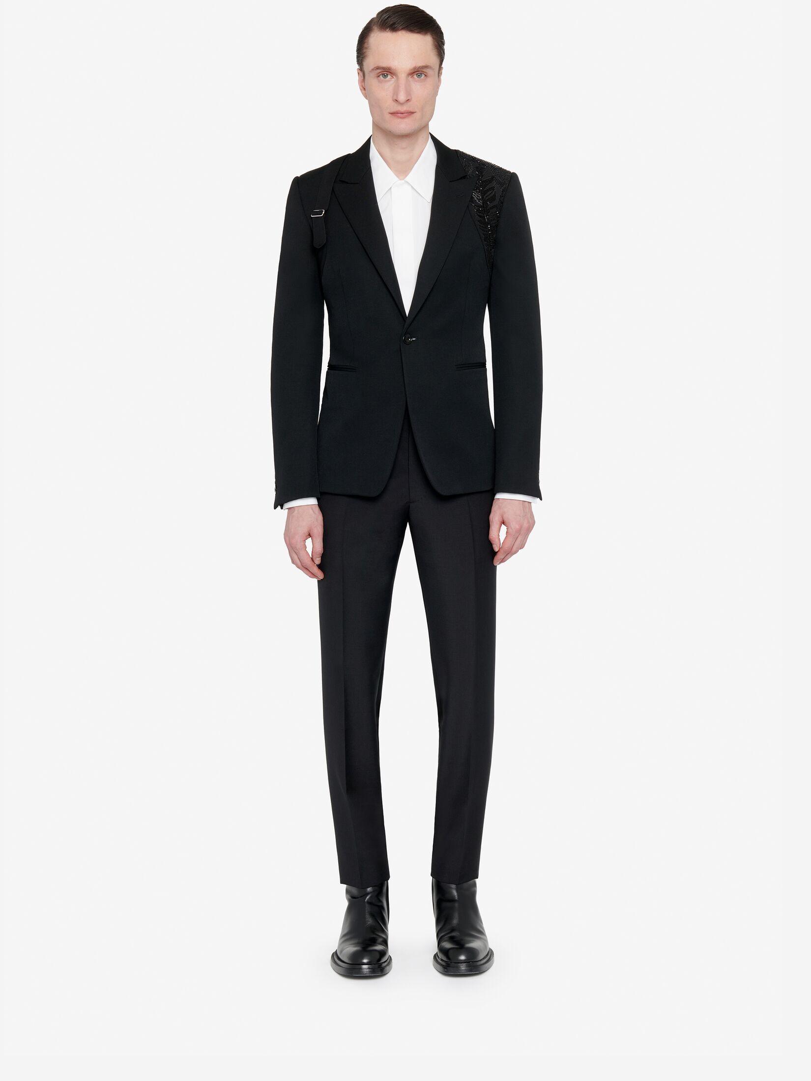 ALEXANDER MCQUEEN ALEXANDER MCQUEEN MID-RISE TAILORED TAPERED TROUSERS