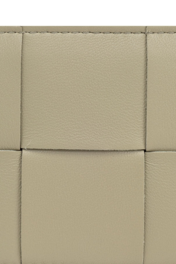 Bottega Veneta Cassette Card Bag In Nude