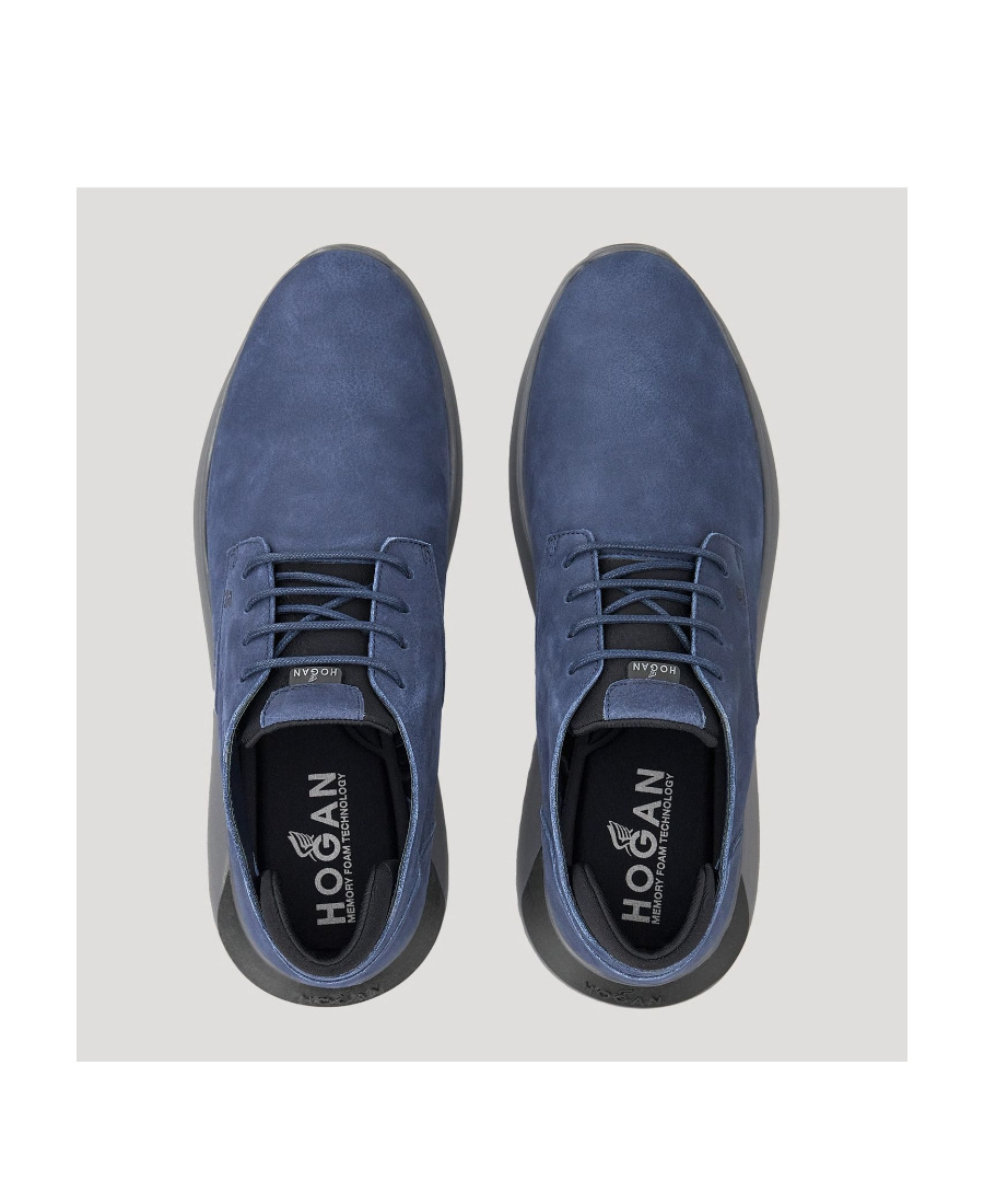 Hogan Interactive³ Desert Boots In Blue