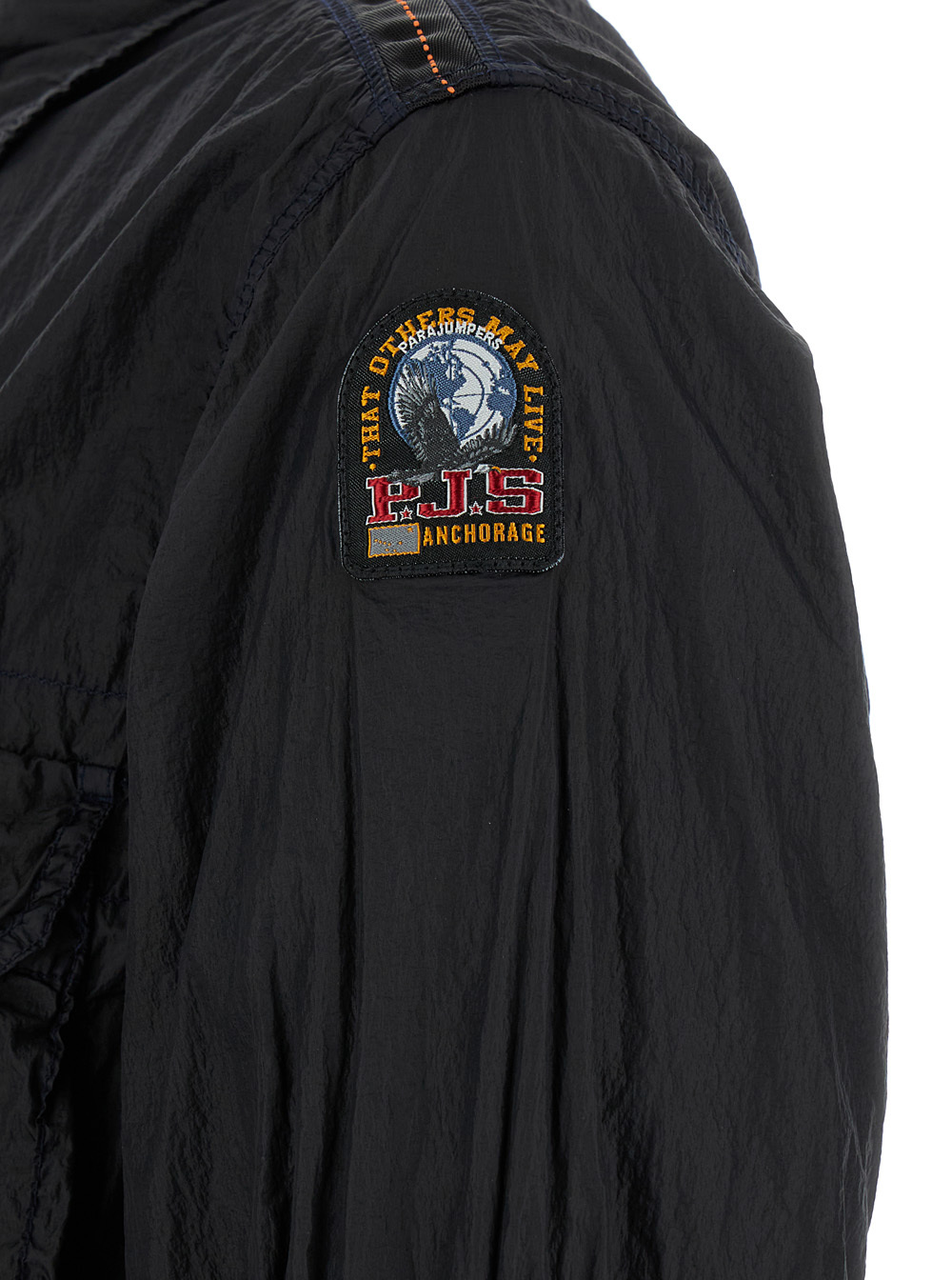 Parajumpers Black Jannik Lightweight Jacket In Polyamide Man In Black