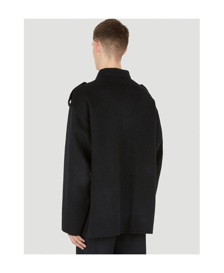 Shop Acne Studios Crinkled Lambskin Jacket In Black