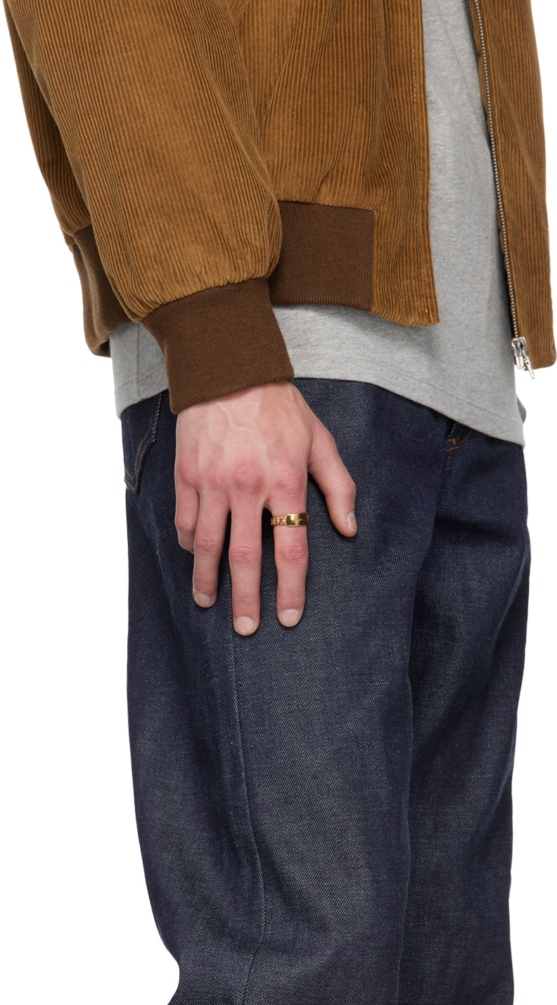 Apc Darwin Chainlink Ring In Yellow