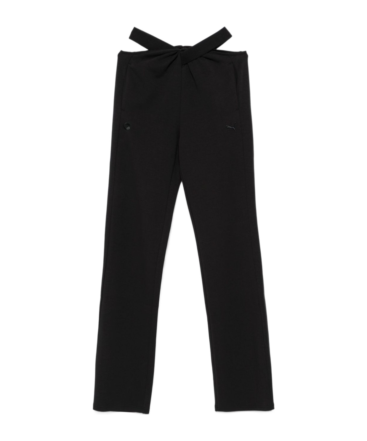 Coperni X Puma Co-branded Pleated Casual Pants In Black
