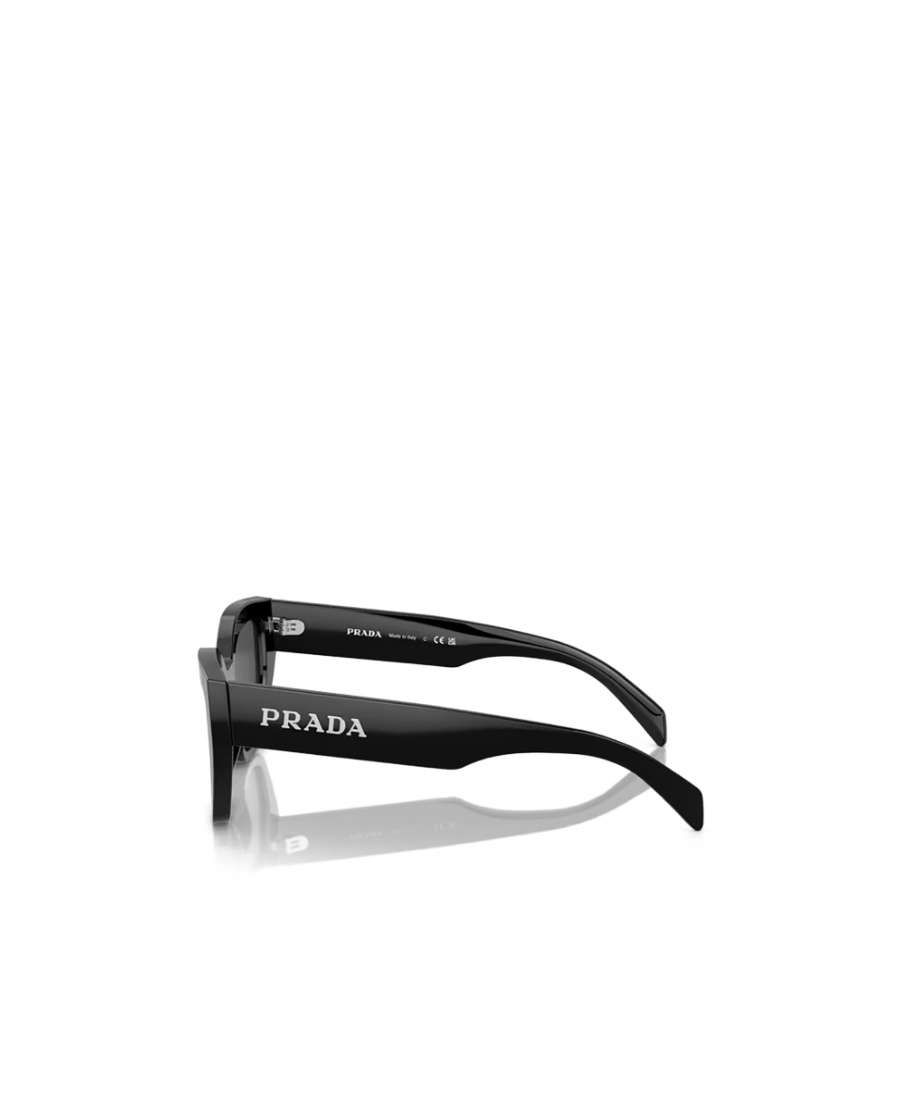 Shop Prada Eyewear Butterfly Frame Sunglasses In Black