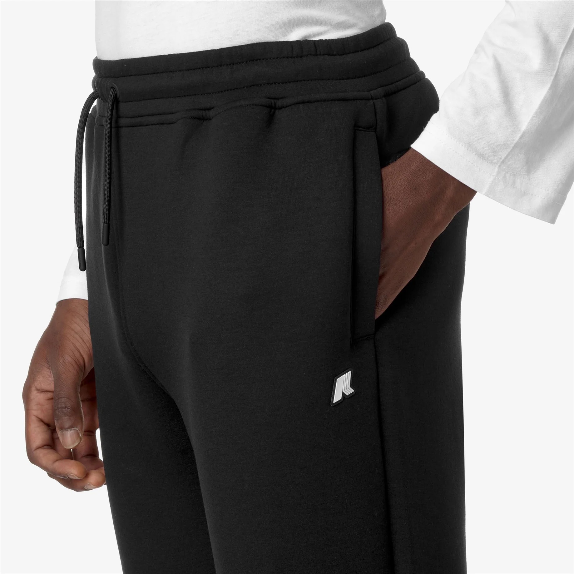 K-way Drawstring Trousers In Black