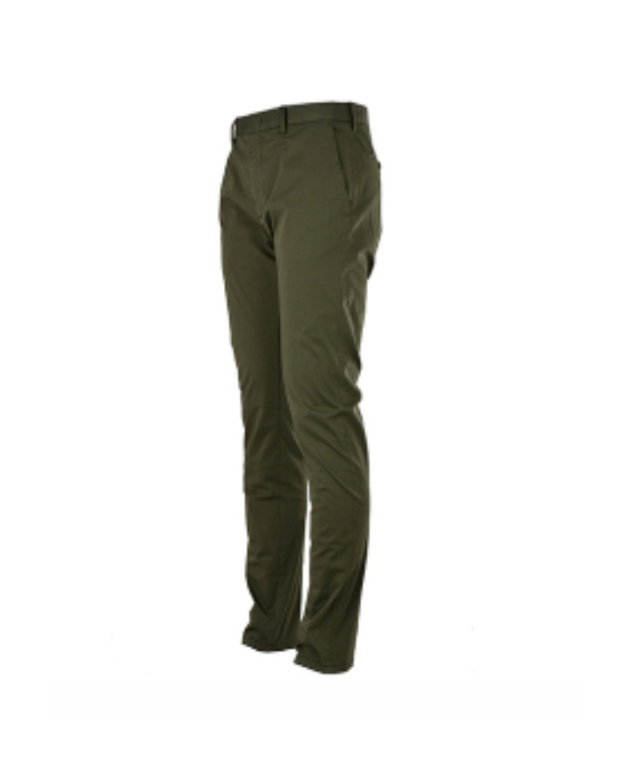Zegna Slim Casual Pants In Green
