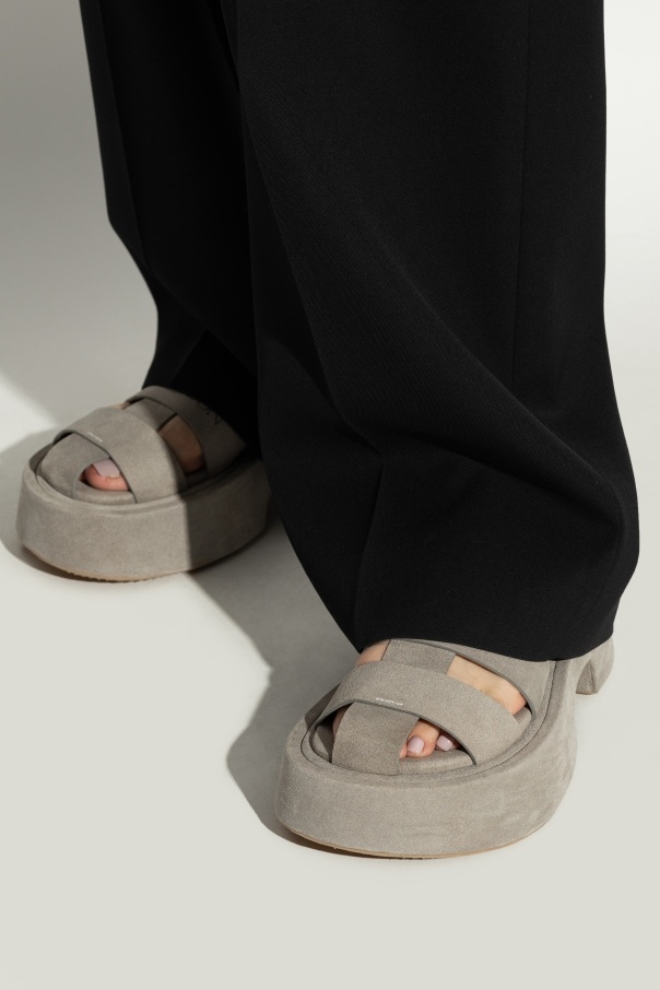 Jw Anderson Round Toe Flat Sandals