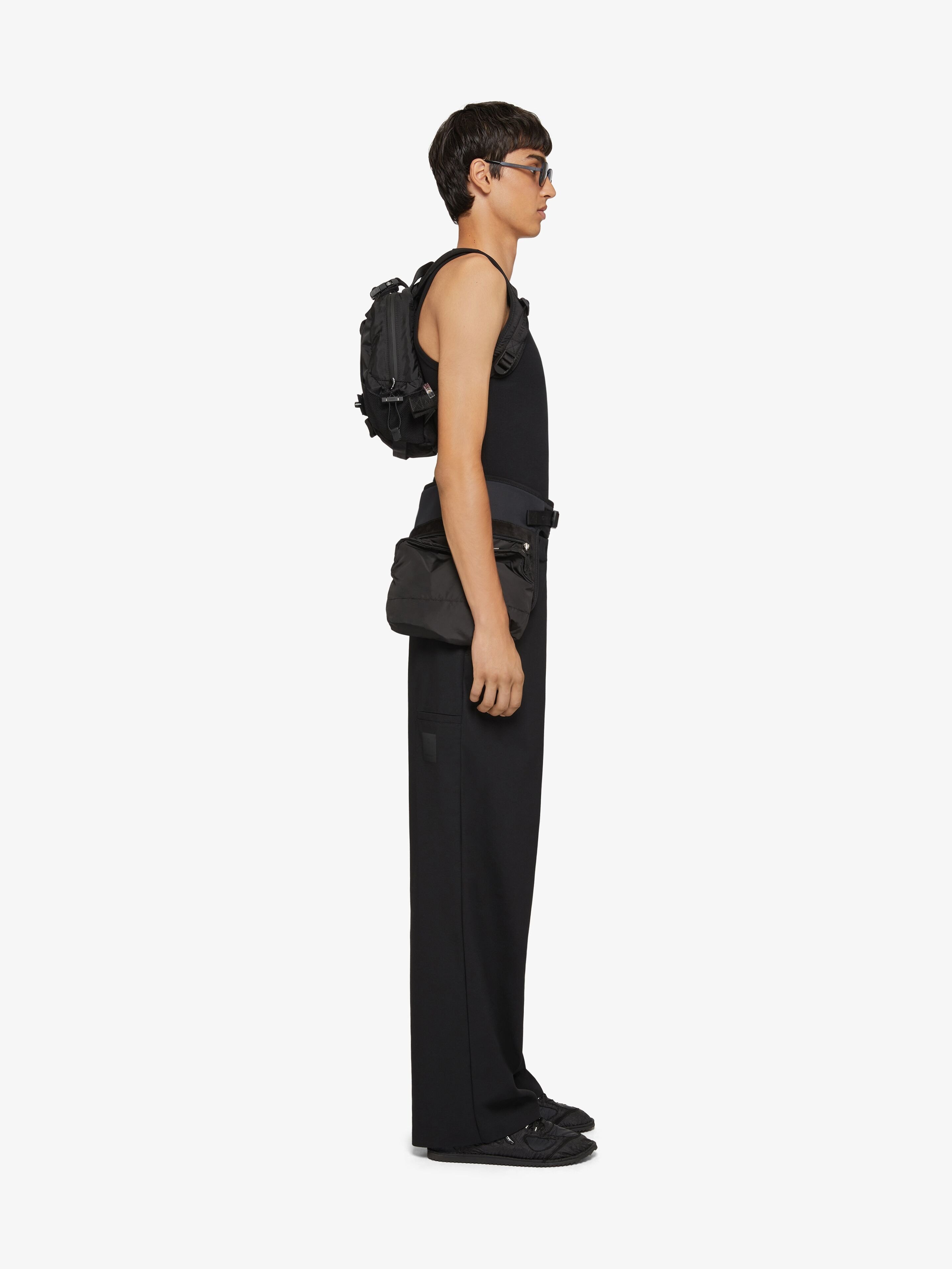 Givenchy Fine-ribbed Tank Top In Black