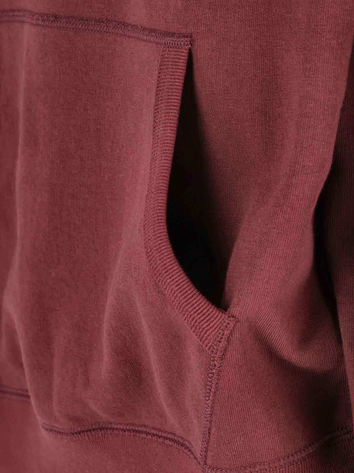 Junya Watanabe Hooded Sweatshirt Kangaroo Pocket Design In Red