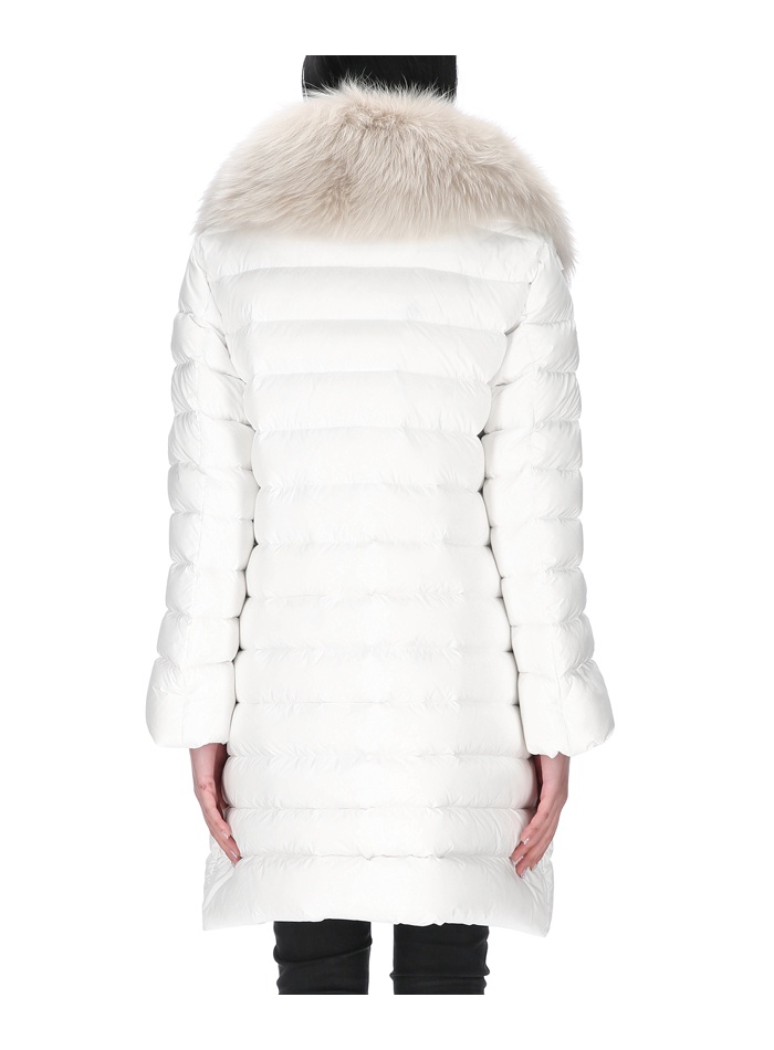 Moorer Medium And Long Down Jacket In Multi