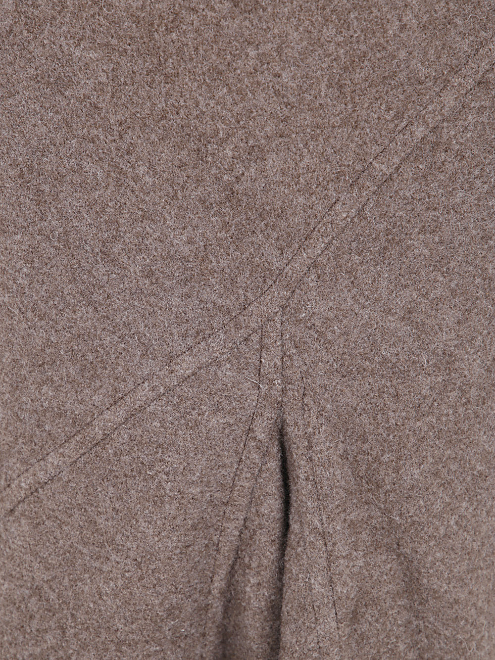 Rick Owens Flared Long Tail Skirt Clothing In Gray