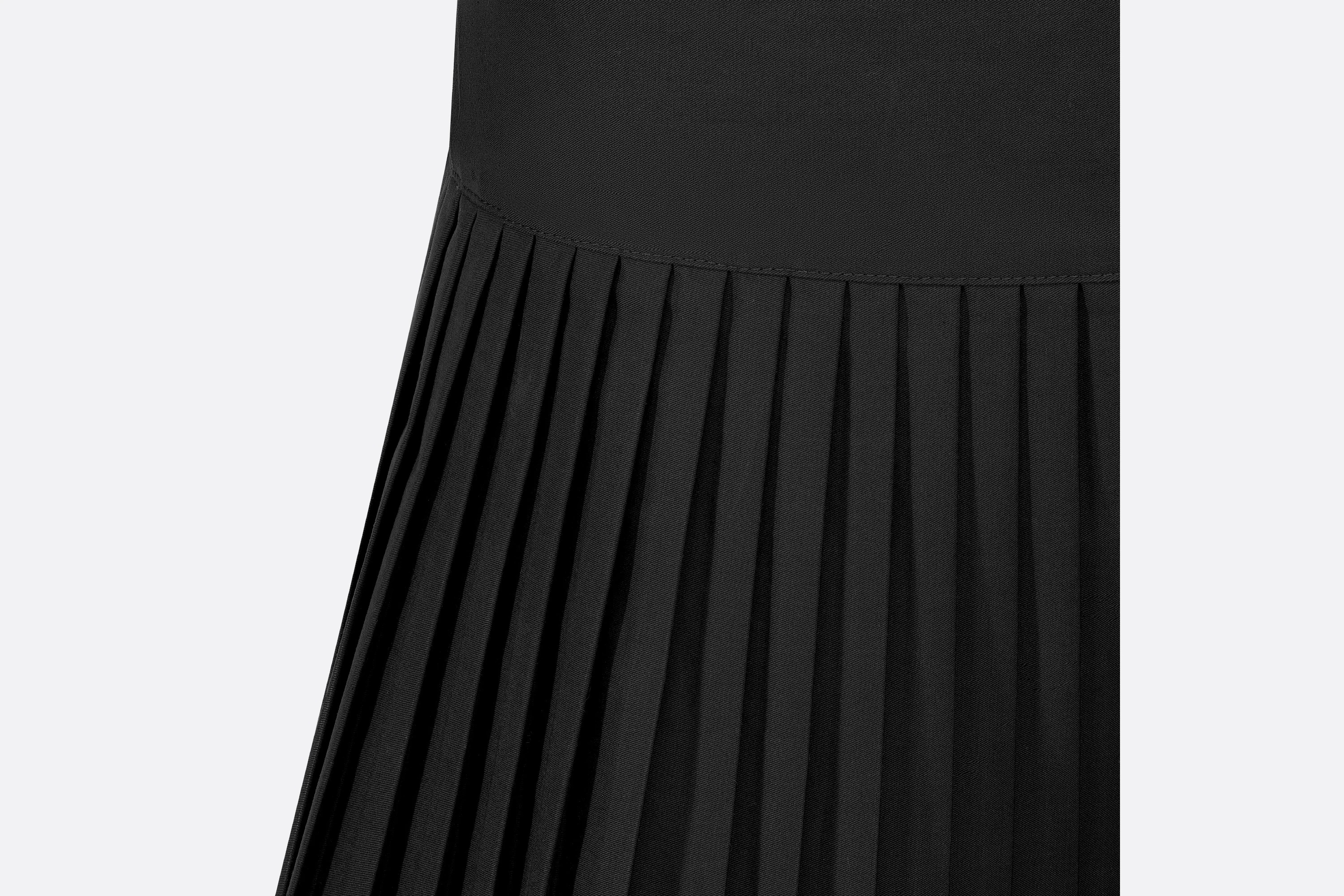 Dior Pleated Mini Skirt In Black