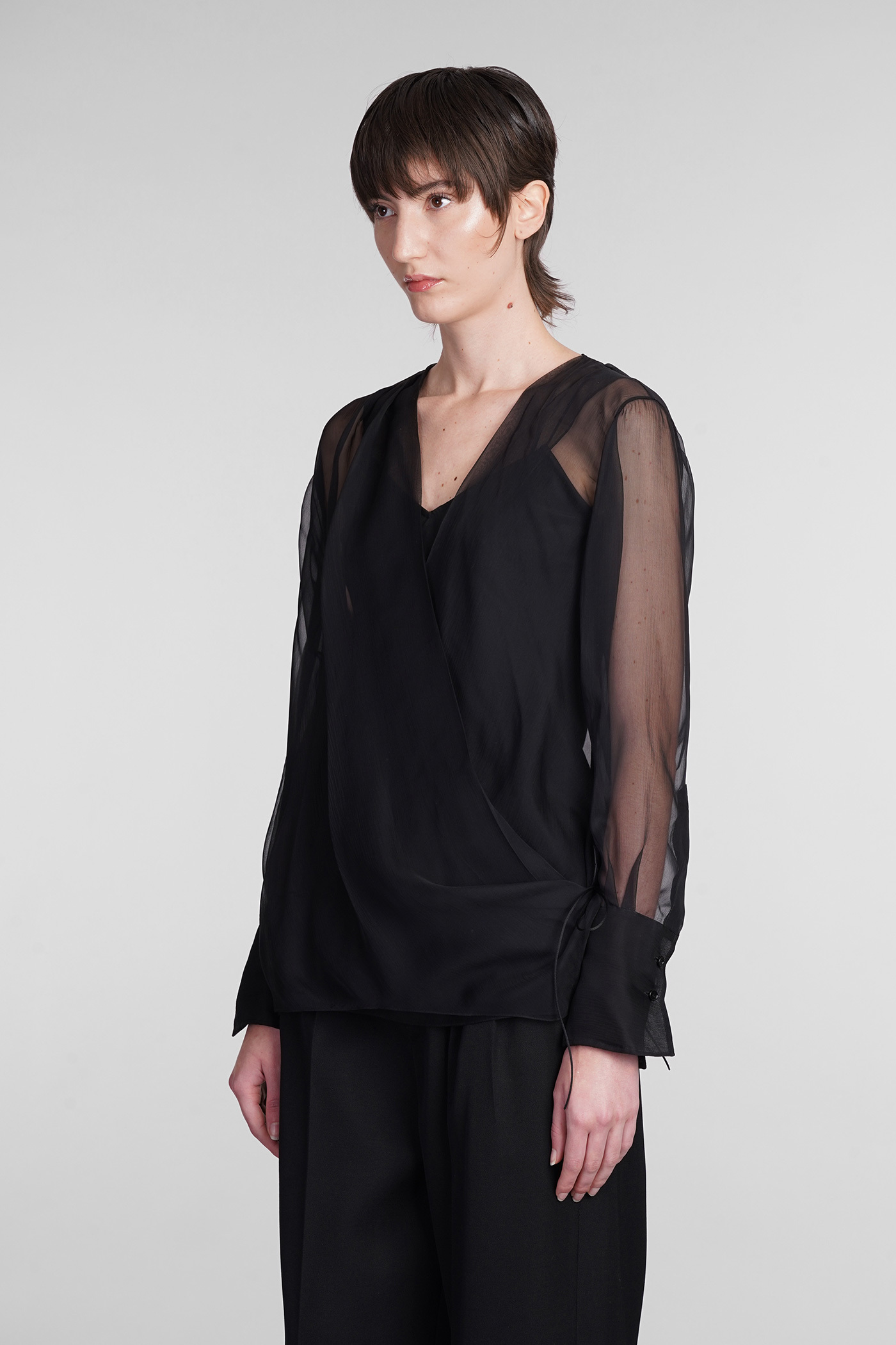 Givenchy Topwear In Black Silk In Black