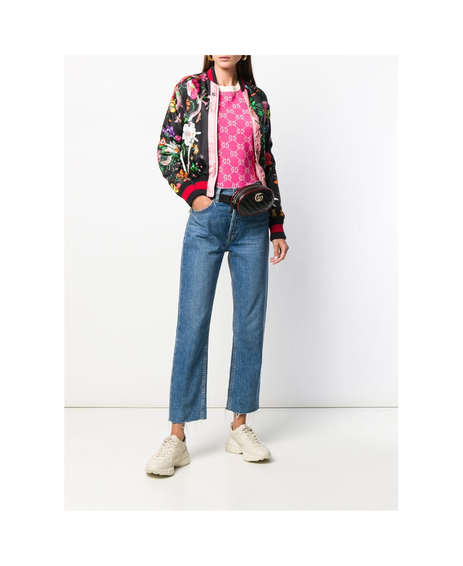 Gucci Gg Marmont Matelassé Belt Bag In Black