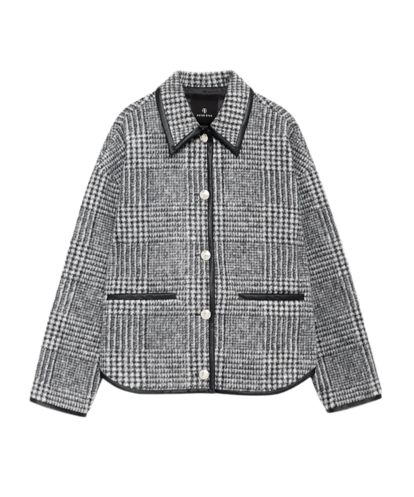 Anine Bing Long Sleeve Casual Jacket In Gray
