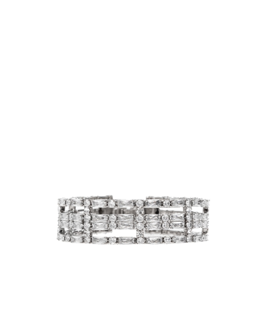 Dsquared2 Crystal Bracelet In Silver