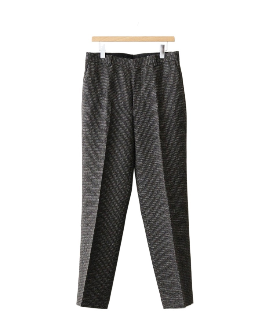 Auralee Belt Loop Casual Pants In Gray