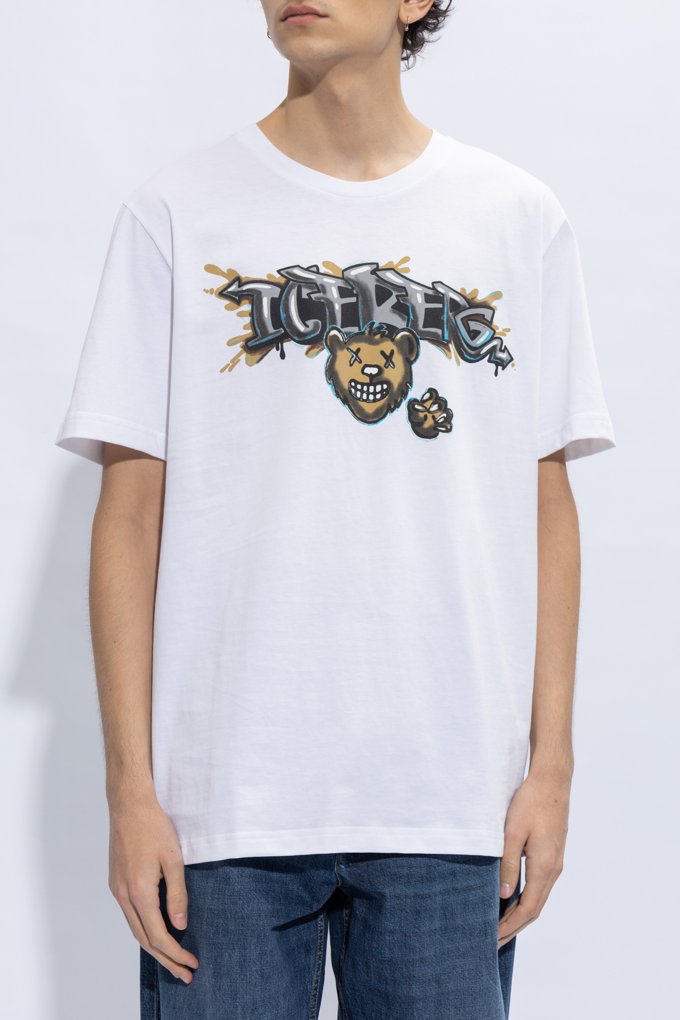Iceberg Printed T-shirt In White