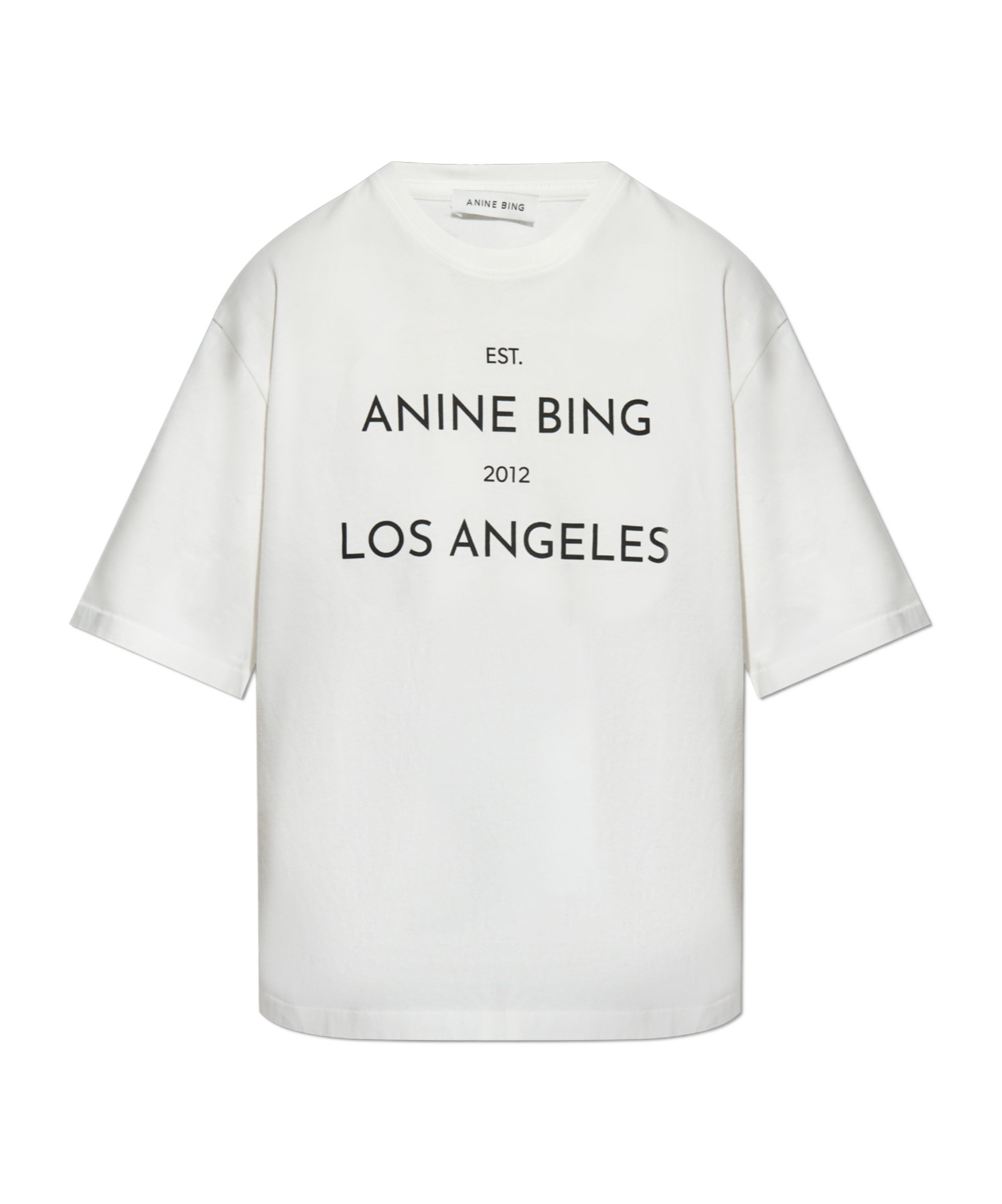 Anine Bing Logo-print T-shirt In White