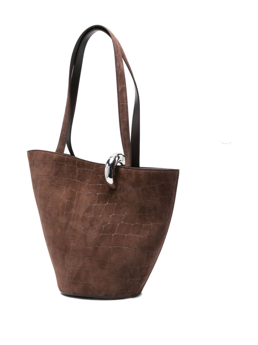 Jacquemus Medium Bucket Bag Featuring Asymmetrical Design In Red