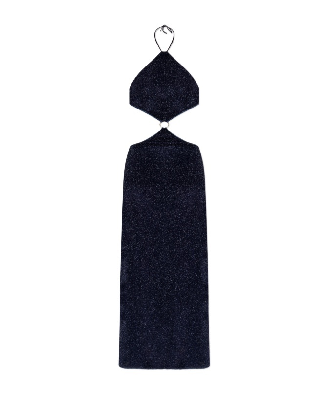 Shop Oseree Dress In Black