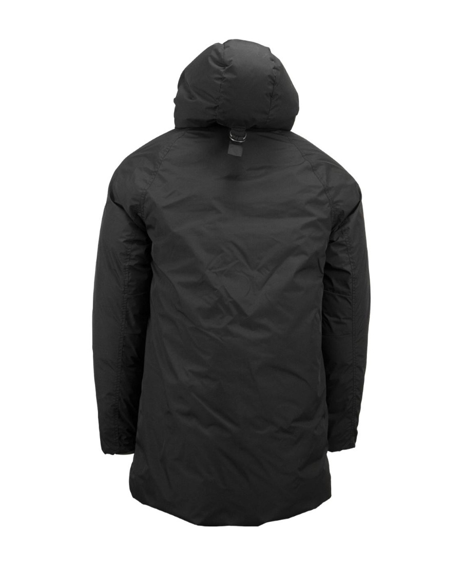 Pyrenex Long-sleeved Coat In Black