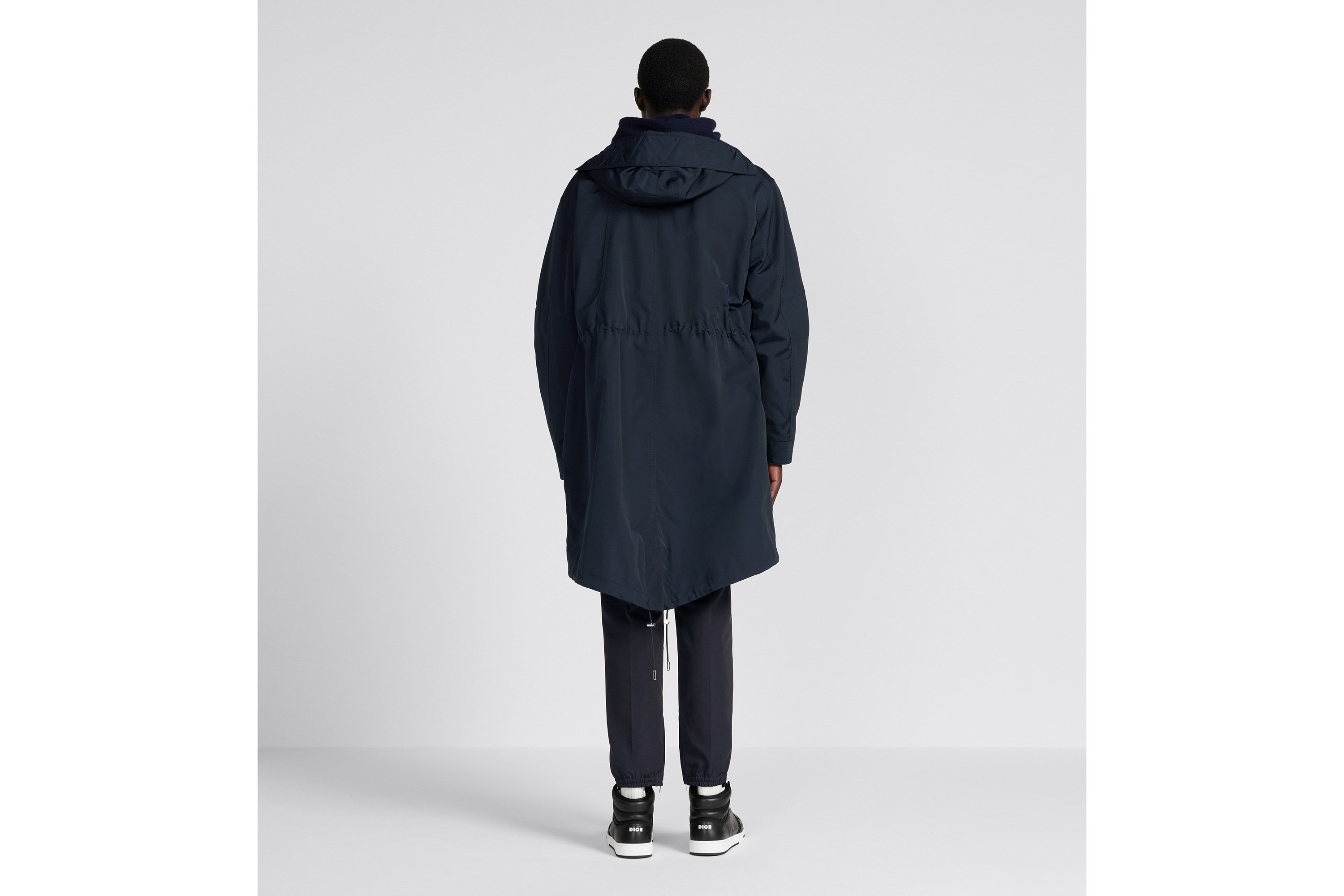 Dior Hooded Parka In Black