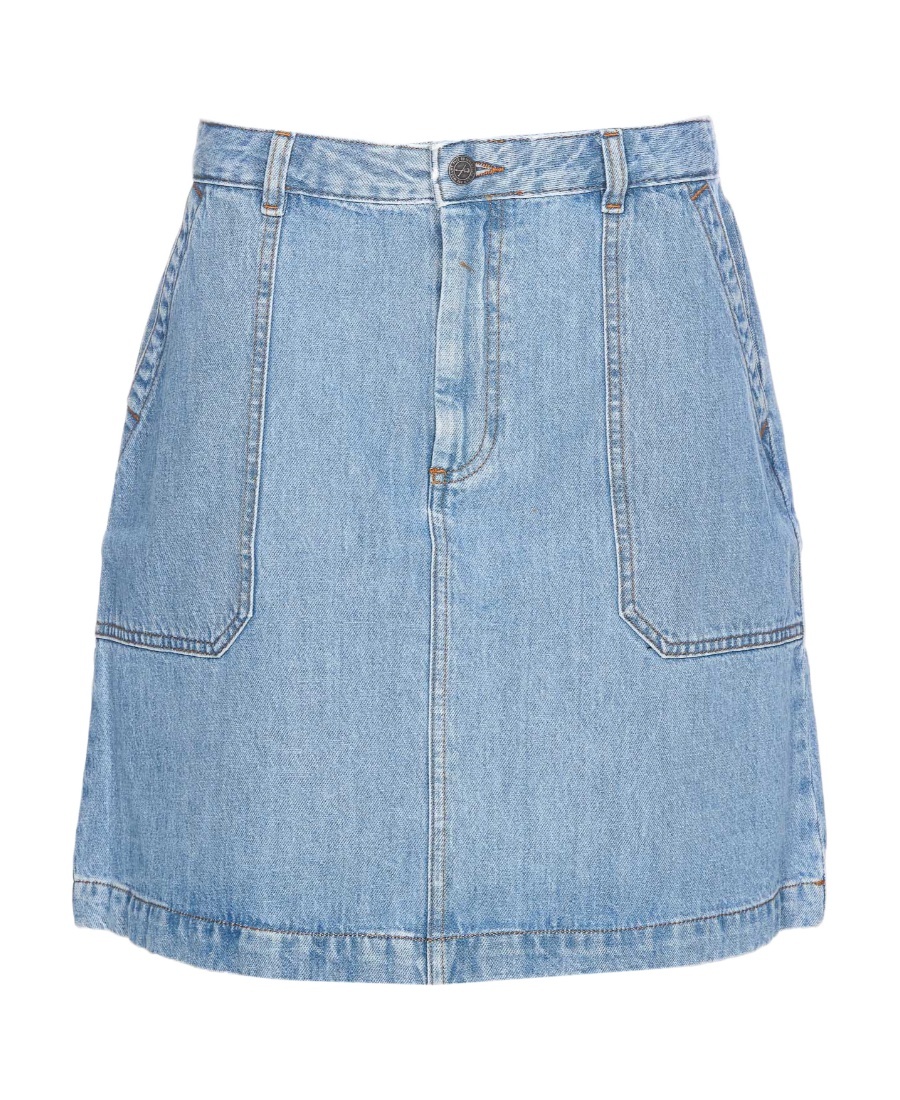 APC LÉA DENIM MINI SKIRT