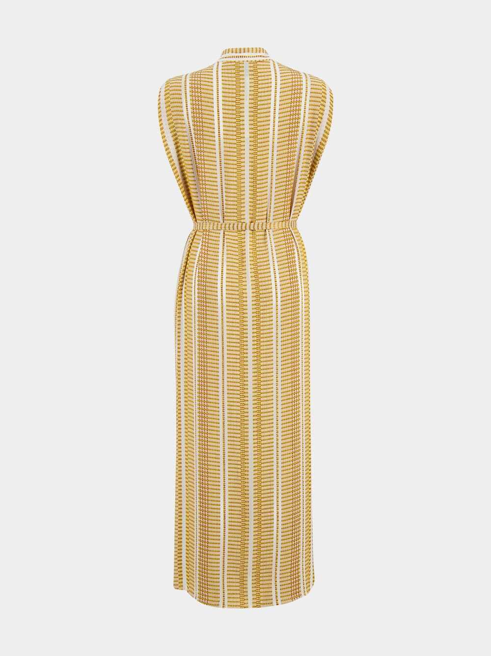 Zeusdione Striped Midi Dress