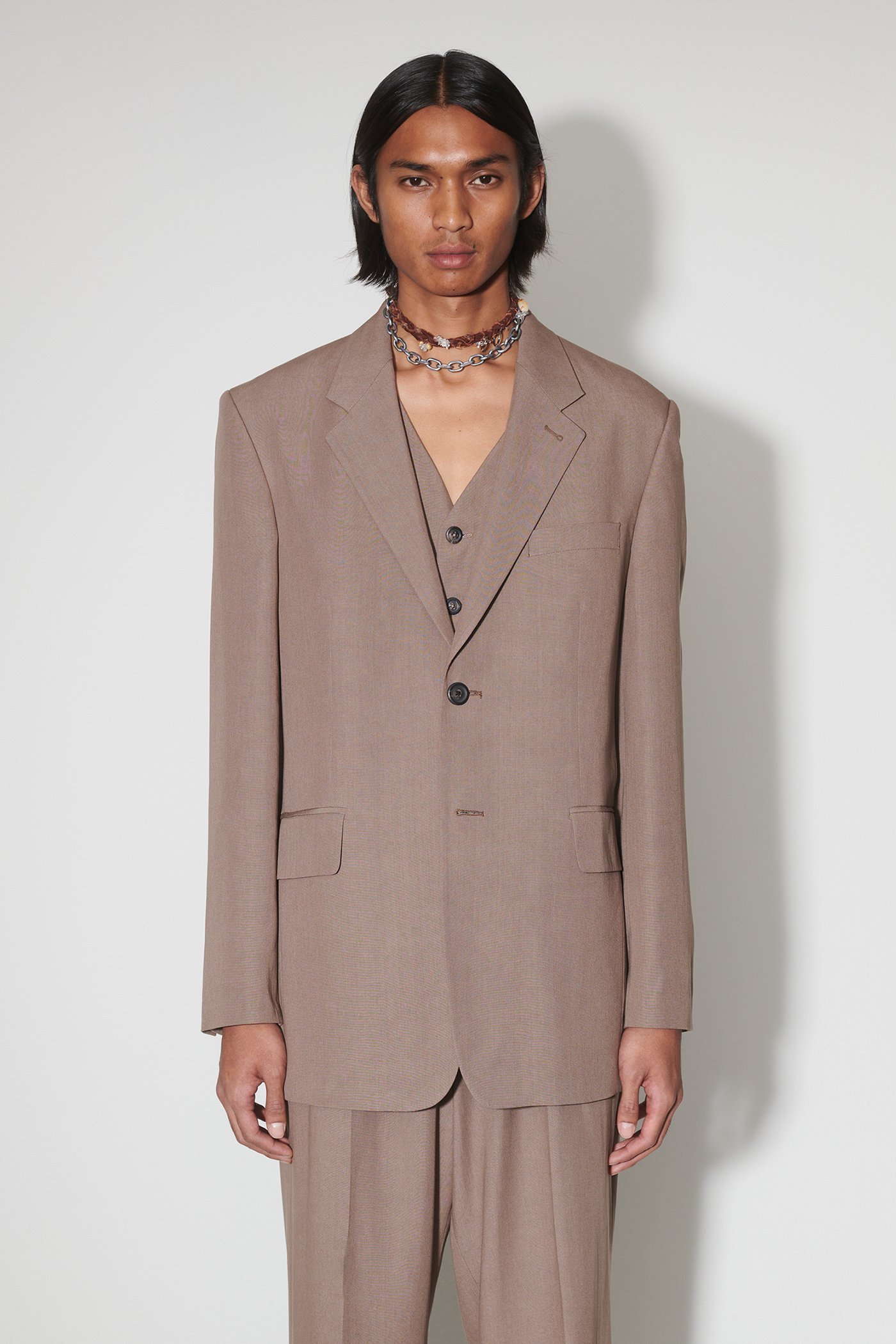 Our Legacy Vienna Single-breasted Blazer In Brown