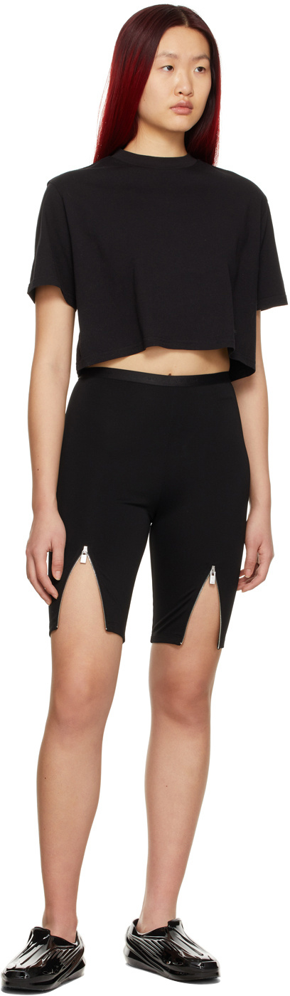 Alyx Zip Detail Bermuda Shorts In Black