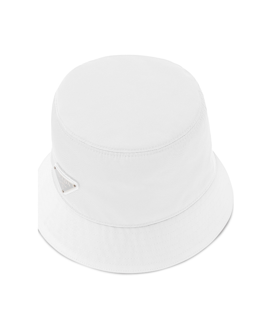Prada Re-nylon Bucket Hat In White