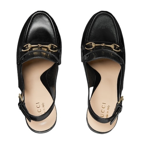 Gucci High-heeled Sandals With Thick Soles And Straps In Black