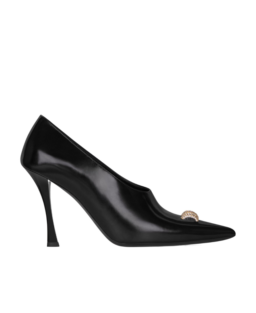 Givenchy Crystal-embellished Pointed Stiletto Mules In Black