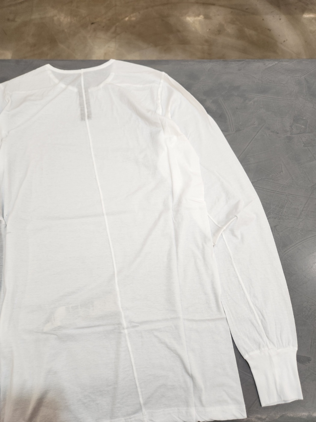 Rick Owens Drkshdw Long-sleeved T-shirt In White