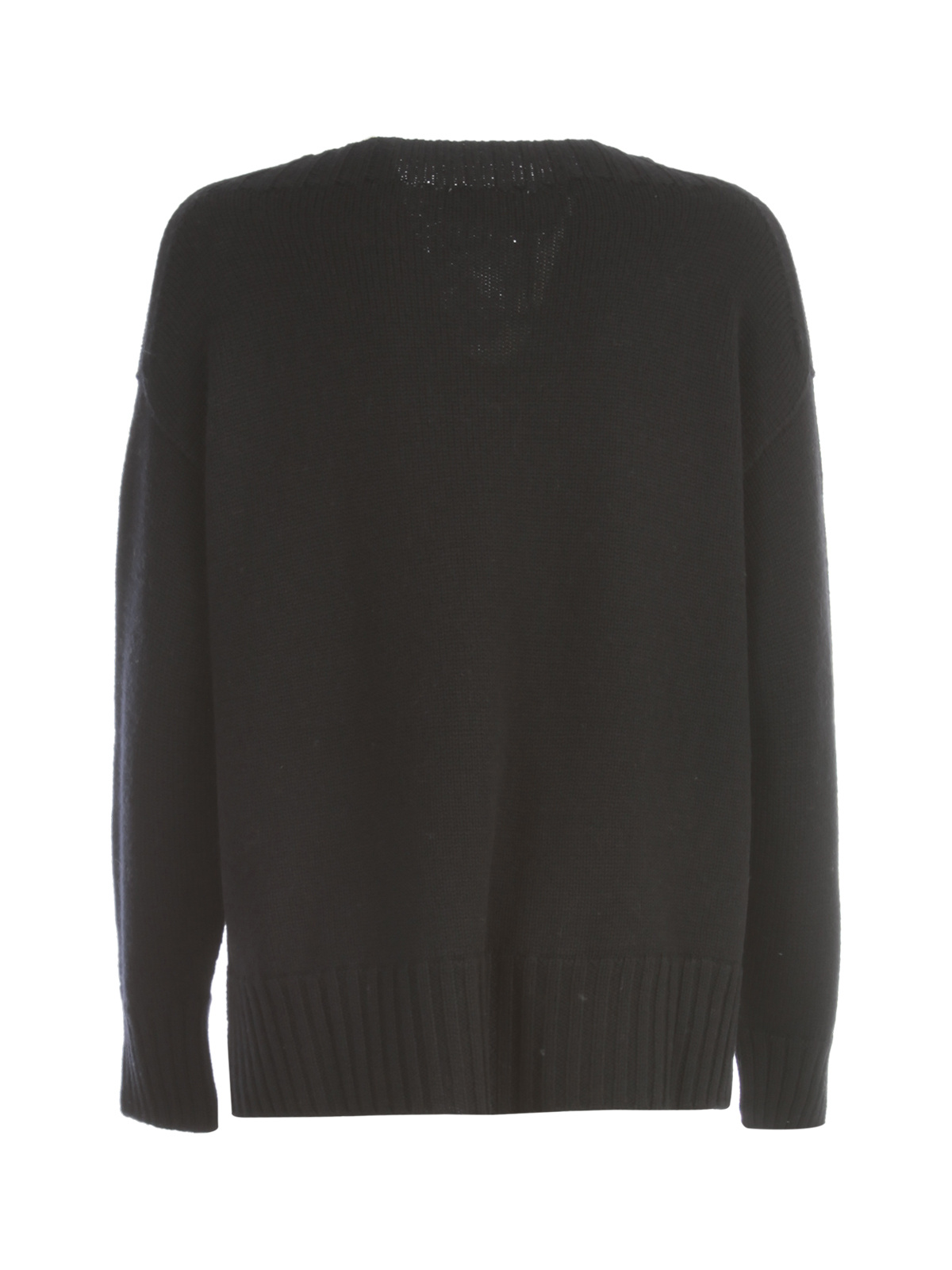 Drumohr Merino Wool Jumper In Black