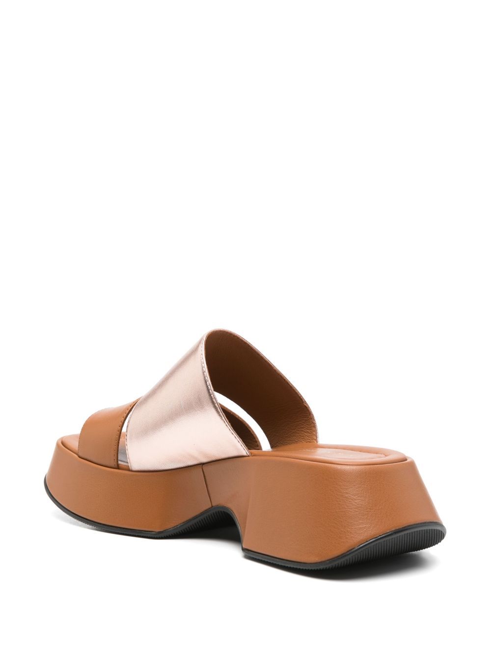 Vic Matie Open-toe High-heeled Sandals In Brown